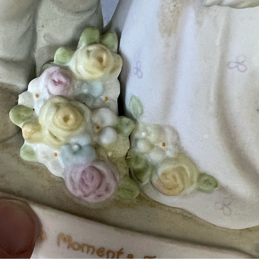 VTG Precious Moments 50th Anniversary #163848 Ceramic Figure READ DESCRIPTION - Picture 3 of 11